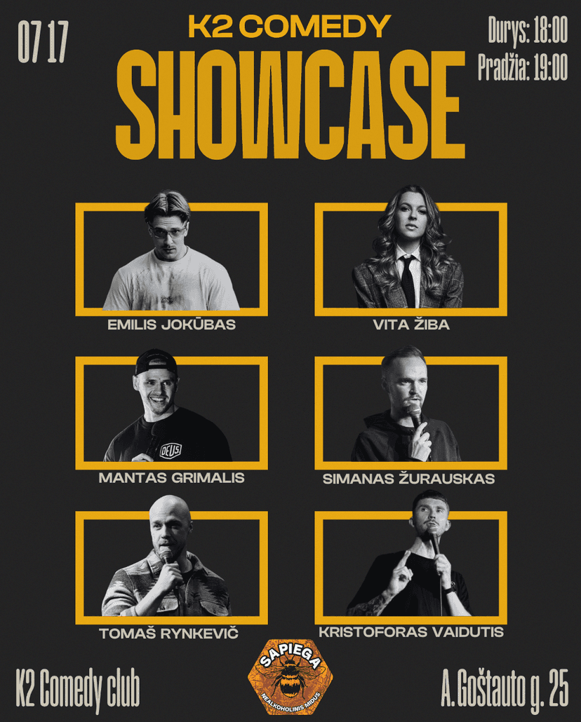 K2 Comedy Stand-up Showcase 07.17