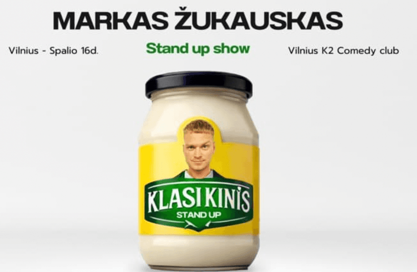 Markas Žukauskas “KLASIKINIS” Stand up