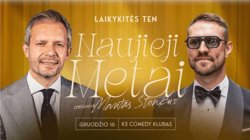 Laikykitės ten NAUJIEJI METAI | Svečiuose Mantas Stonkus