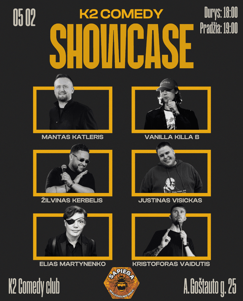 K2 Comedy Stand-up Showcase 05.02